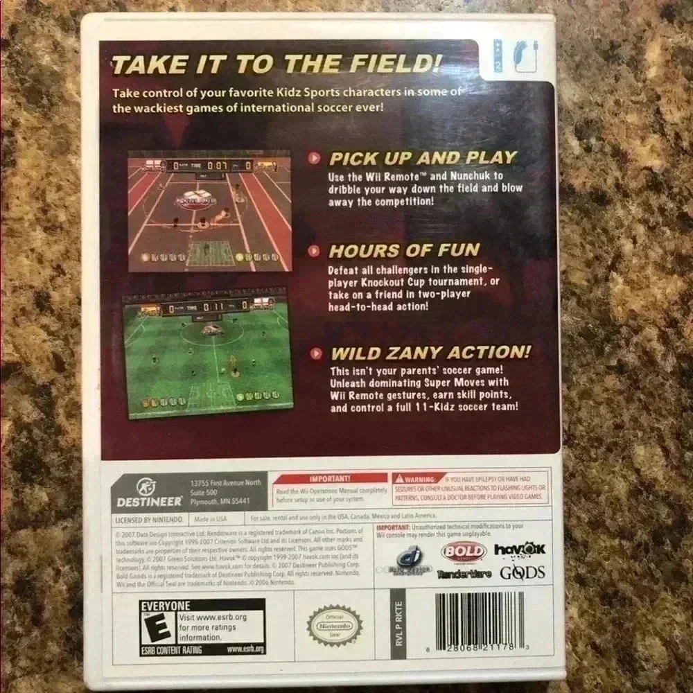 Kidz Sport’s International Soccer on Wii